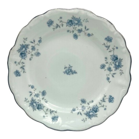 Johann Haviland Bavaria Germany Fine Porcelain Blue Garland Saucer & Tea Cup - Picture 8 of 9